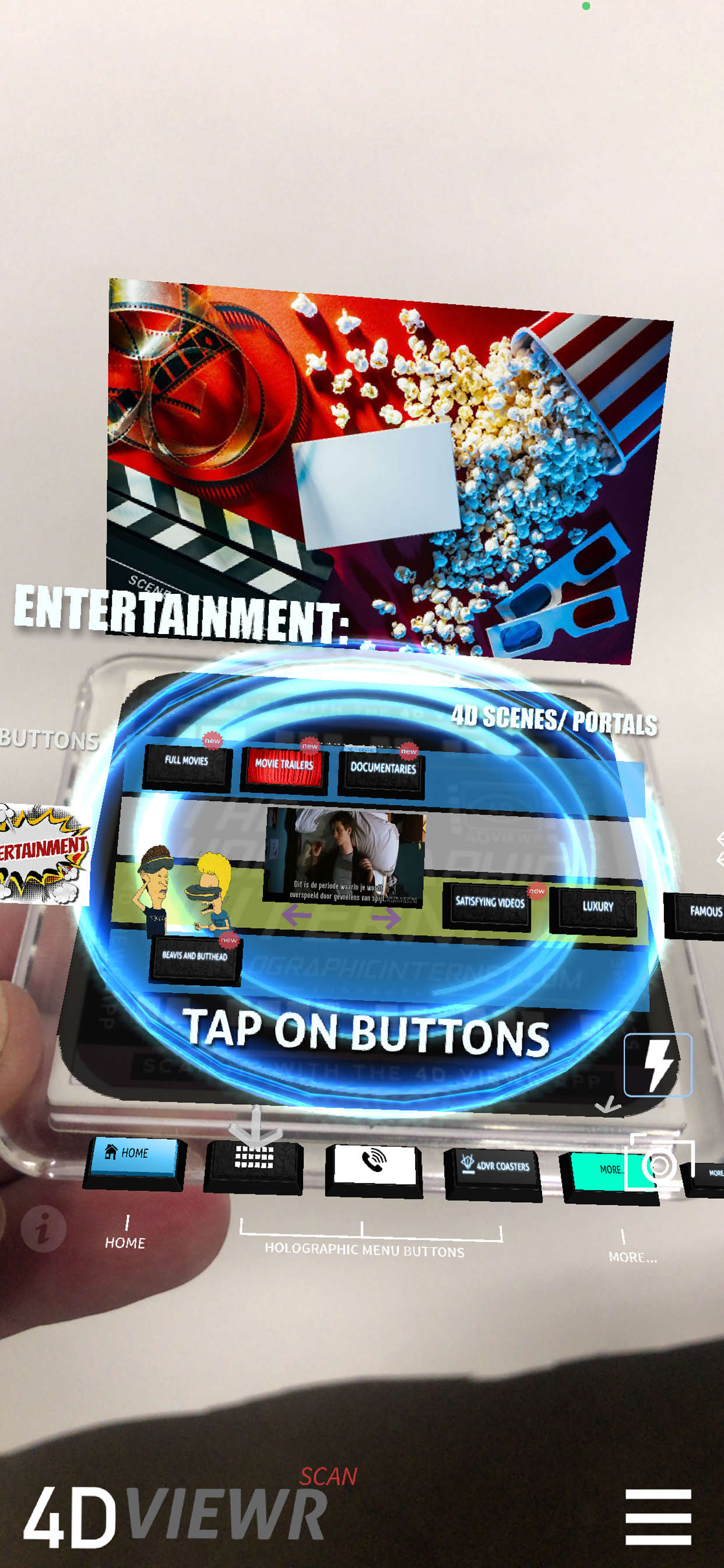 Entertainment AR