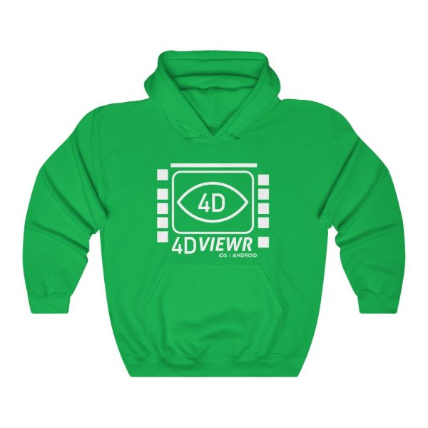4D VIEWR - GREEN Unisex Heavy Blend™ Hooded Sweatshirt