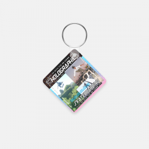 HOLOGRAPHIC SKATE KEY CHAIN